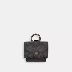 Coach Black Leather AirPod Pro Case